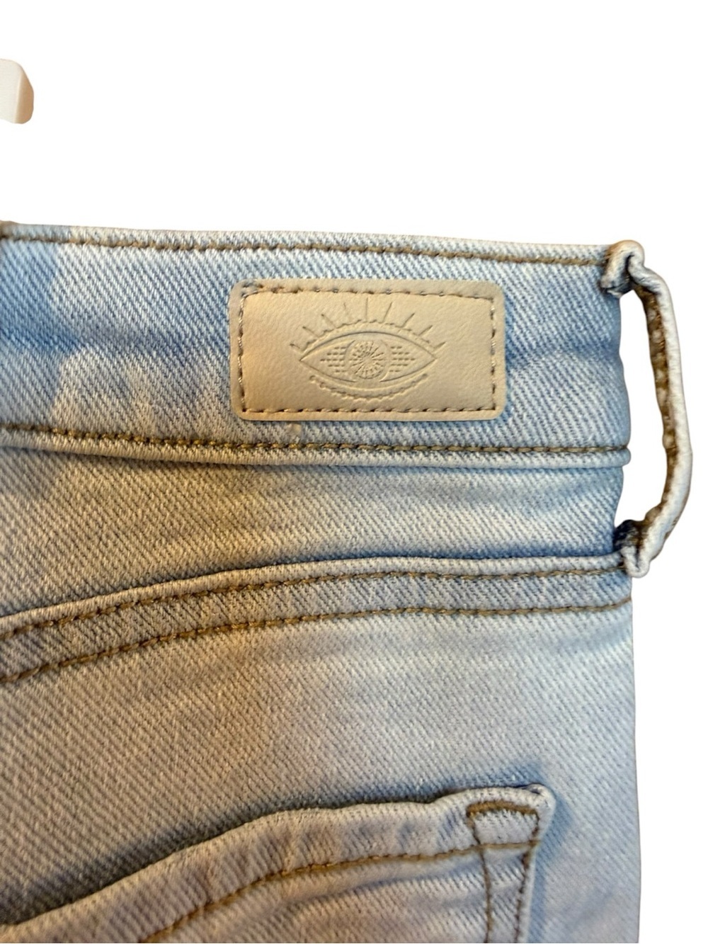 sofia by sofia vergara Light Wash Distressed Boyfriend Jeans - Picture 8 of 11